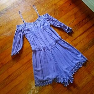 Maurices lavender purple romper